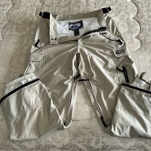 Quicksilver Boardwear Snowboarding Khaki Cargo Pants Large